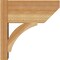 Ekena Millwork Thorton Slat Rough Sawn Outlooker, Western Red Cedar, 8"W x 16"D x 16"H OUT08X16X16THR06RWR - alternate 4